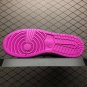 unisex jumpman jordan one mid Pinky white athleisure fashion trend sneakers with shoes box