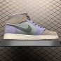 unisex jumpman jordan one mid konjac athleisure fashion trend sneakers with shoes box