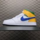 unisex jumpman jordan one mid candy Mandarin duck athleisure fashion trend sneakers with shoes box