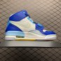 unisex jumpman jordan Legacy Three one two blue athleisure fashion trend sneakers with shoes box