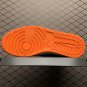 unisex jumpman jordan one high orange athleisure fashion trend sneakers with shoes box