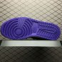 unisex jumpman jordan one high black purple toe athleisure fashion trend sneakers with shoes box