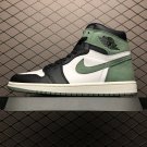 unisex jumpman jordan one high Clay Green athleisure fashion trend sneakers with shoes box