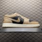 unisex jumpman jordan one low tan athleisure fashion trend sneakers with shoes box