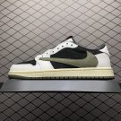 unisex jumpman jordan one low Olive athleisure fashion trend sneakers with shoes box