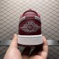 unisex jumpman jordan one low bordeaux athleisure fashion trend sneakers with shoes box