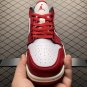 unisex jumpman jordan one low red white black athleisure fashion trend sneakers with shoes box