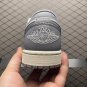unisex jumpman jordan one low stealth and white athleisure fashion trend sneakers with shoes box
