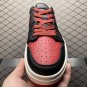 unisex jumpman jordan one low bred athleisure fashion trend sneakers with shoes box