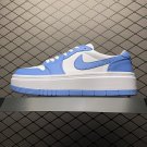 unisex jumpman jordan one low university blue athleisure fashion trend sneakers with shoes box