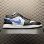unisex jumpman jordan one low university blue athleisure fashion trend sneakers with shoes box