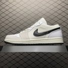 unisex jumpman jordan one low white black athleisure fashion trend sneakers with shoes box