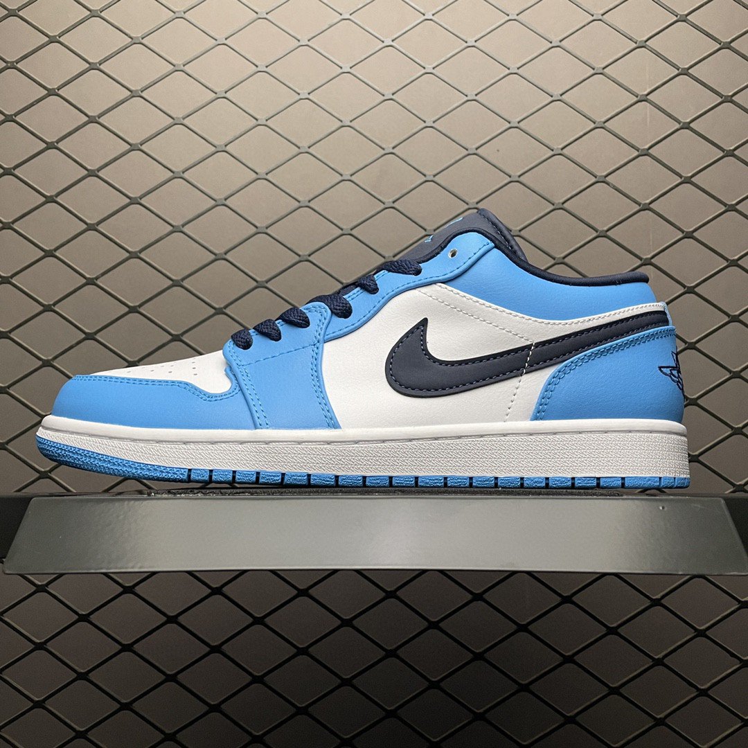 unisex jumpman jordan one low UNC athleisure fashion trend sneakers with shoes box