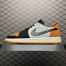 unisex jumpman jordan one low Flyknit athleisure fashion trend sneakers with shoes box
