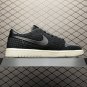 unisex jumpman jordan one low Flyknit athleisure fashion trend sneakers with shoes box