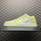 unisex jumpman jordan one low limelight athleisure fashion trend sneakers with shoes box