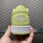 unisex jumpman jordan one low limelight athleisure fashion trend sneakers with shoes box