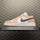 unisex jumpman jordan one low light arctic pink athleisure fashion trend sneakers with shoes box