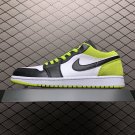 unisex jumpman jordan one low cyber green athleisure fashion trend sneakers with shoes box