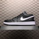 unisex jumpman jordan one low black white athleisure fashion trend sneakers with shoes box