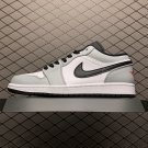 unisex jumpman jordan one low light smoke grey athleisure fashion trend sneakers with shoes box