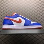 unisex jumpman jordan one low white blue red athleisure fashion trend sneakers with shoes box