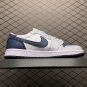 unisex jumpman jordan one low blue athleisure fashion trend sneakers with shoes box