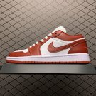unisex jumpman jordan one low gym red athleisure fashion trend sneakers with shoes box
