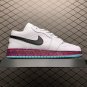 unisex jumpman jordan one low Mandarin duck athleisure fashion trend sneakers with shoes box