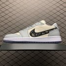 unisex jumpman jordan one low white grey athleisure fashion trend sneakers with shoes box