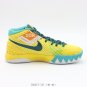 men's swoosl logo kyrie irving one letterman combat basketball sneakers with shoes box