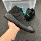 unisex swoosl logo kyrie irving two black combat basketball sneakers with shoes box