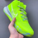 men's swoosl logo kyrie irving four fluorescent green combat basketball sneakers with shoes box