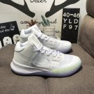 men's swoosl logo kyrie irving four white combat basketball sneakers with shoes box