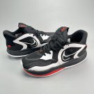 men's swoosl logo kyrie irving five low black white red combat basketball sneakers with shoes box