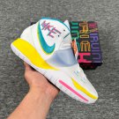 unisex swoosl logo kyrie irving six neon graffiti combat basketball sneakers with shoes box