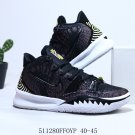 men's swoosl logo kyrie irving seven black gold combat basketball sneakers with shoes box