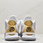 unisex swoosl logo kyrie irving seven white gold combat basketball sneakers with shoes box
