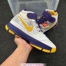 men's swoosl logo kobe bryant two lakers combat basketball sneakers with shoes box