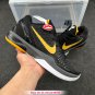 men's swoosl logo Kobe Bryant six black del sol combat basketball sneakers with shoes box