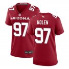 women's Arizona Cardinals 97 Walter Nolen Jersey Red 2025 Draft Football F.U.S.E. Limited