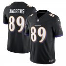 men's & kids Baltimore Ravens 89 Mark Andrews Jersey Black Football F.U.S.E. Limited Team Game