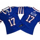 women's Buffalo Bills 17 Josh Allen Jersey Blue Football F.U.S.E. Limited Player Team Game