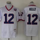 men's & youth Buffalo Bills 12 Jim Kelly Jersey White M&N Throwbacks Classic Football Retired Player
