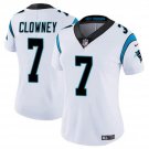 women's Carolina Panthers 7 Jadeveon Clowney Jersey White Football F.U.S.E. Limited Player Team Game