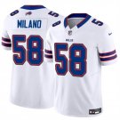 men's & kids Buffalo Bills 58 Matt Milano Jersey White Football F.U.S.E. Limited Player Team Game