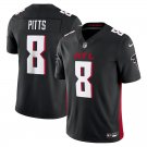 men's & kids Atlanta Falcons 8 Kyle Pitts Jersey Black Football F.U.S.E. Limited Player Team Game