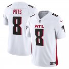 men's & kids Atlanta Falcons 8 Kyle Pitts Jersey White Football F.U.S.E. Limited Player Team Game