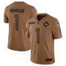 men's & youth Arizona Cardinals 1 Kyler Murray Jersey 2023 Brown Salute To Service Limited Football