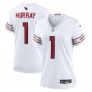 women's Arizona Cardinals 1 Kyler Murray Jersey White Football F.U.S.E. Limited Player Team Game